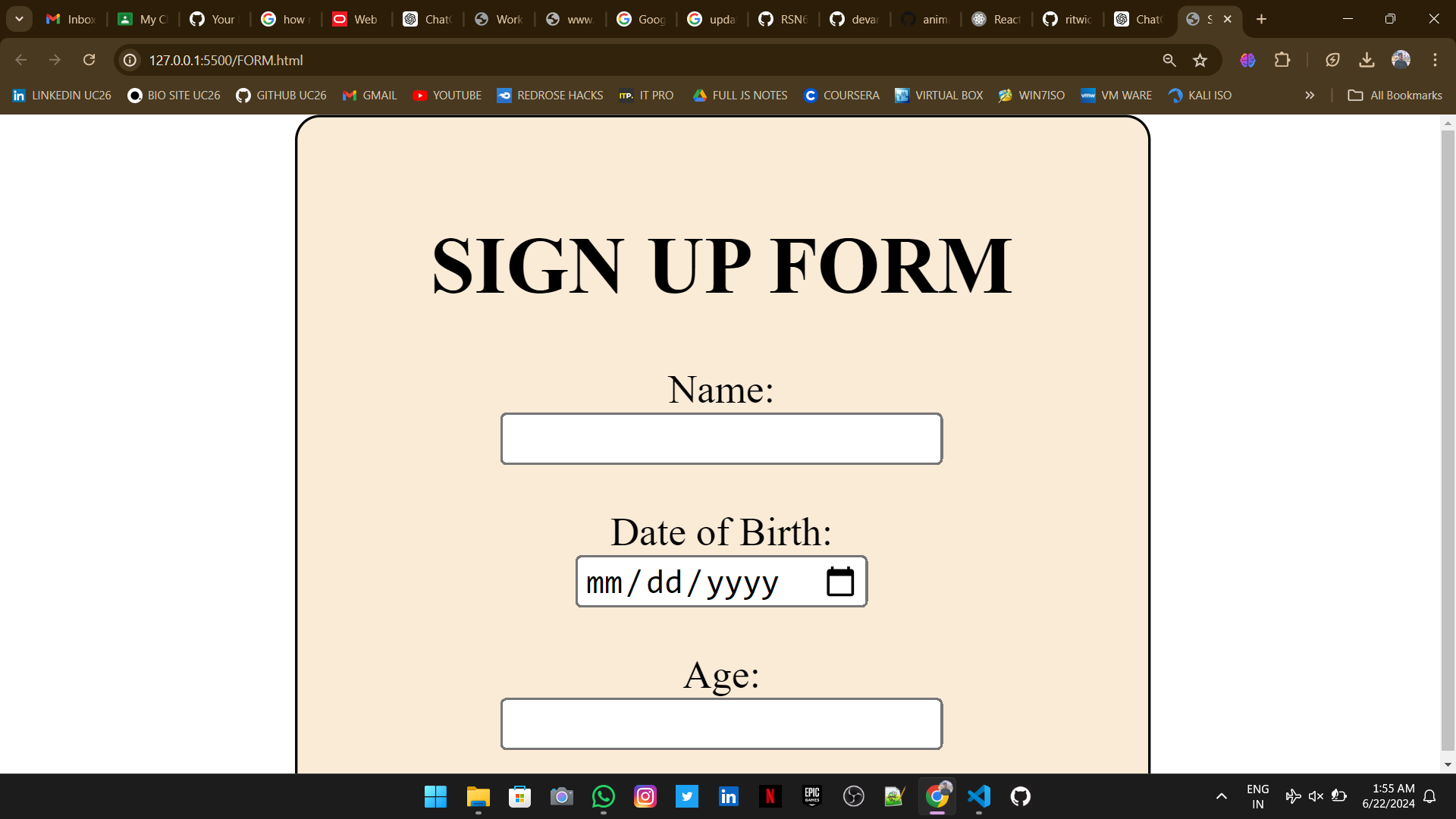 Form Project